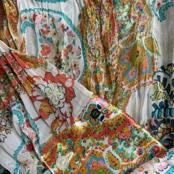 vintage paisley top - Picture 3 of 4